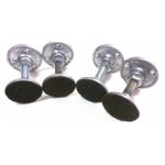 Pé nivelado em Alumínio